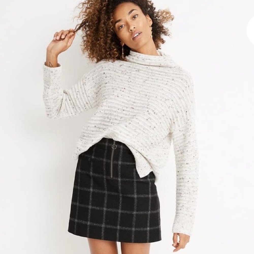 Madewell Donegal Belmont Mockneck Sweater